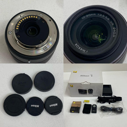 D33697 Nikon Nikon 1 J1 ダブルズームキット D33697 ミラーレス ニコン 1 1型 1010万画素 【液晶下部に黒線あり】【加古川店】