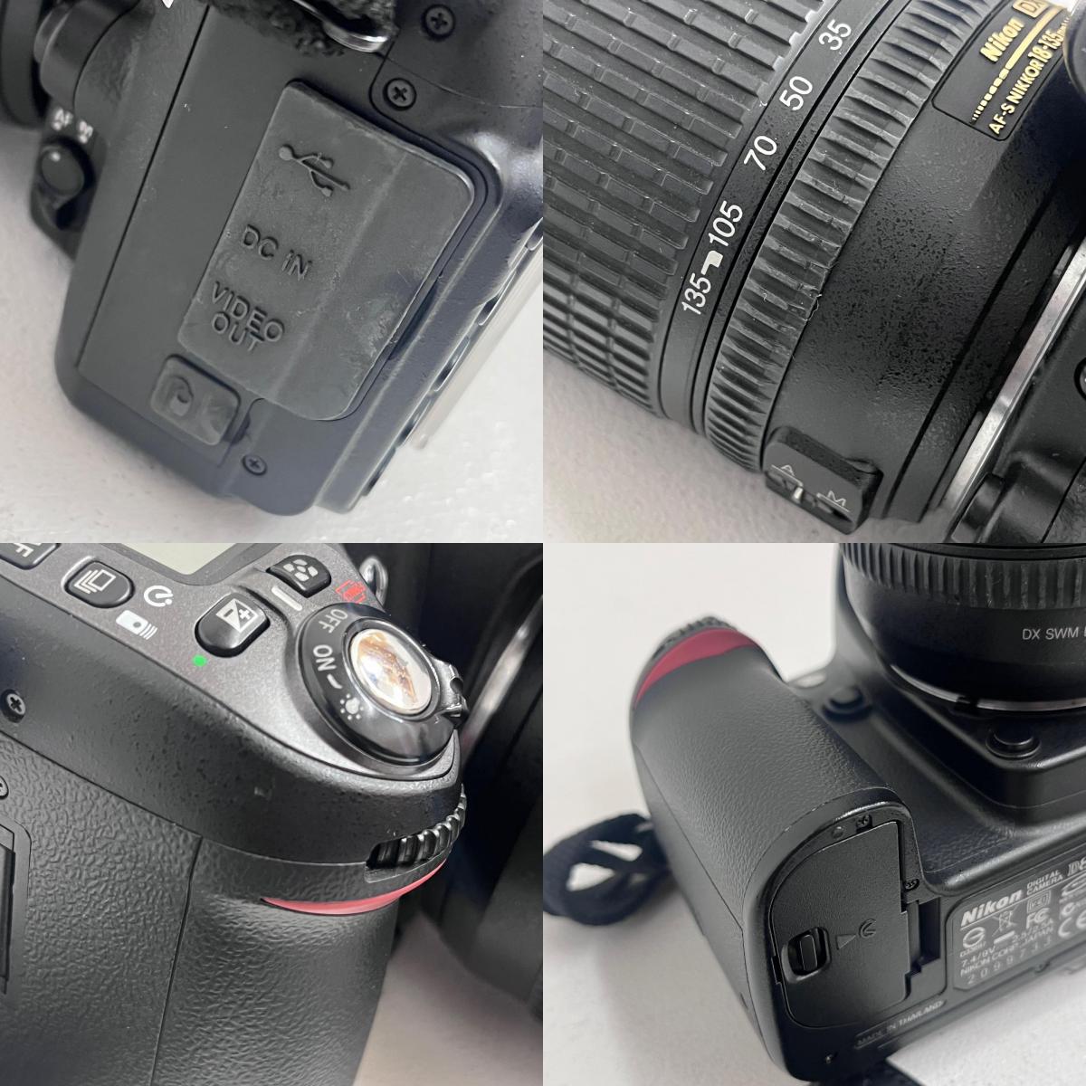 D33697 Nikon D80 ボディ D33697 一眼レフ ニコン F APS-C 1020万画素 18-135mm F3.5-5.6レンズ付き【加古川店】