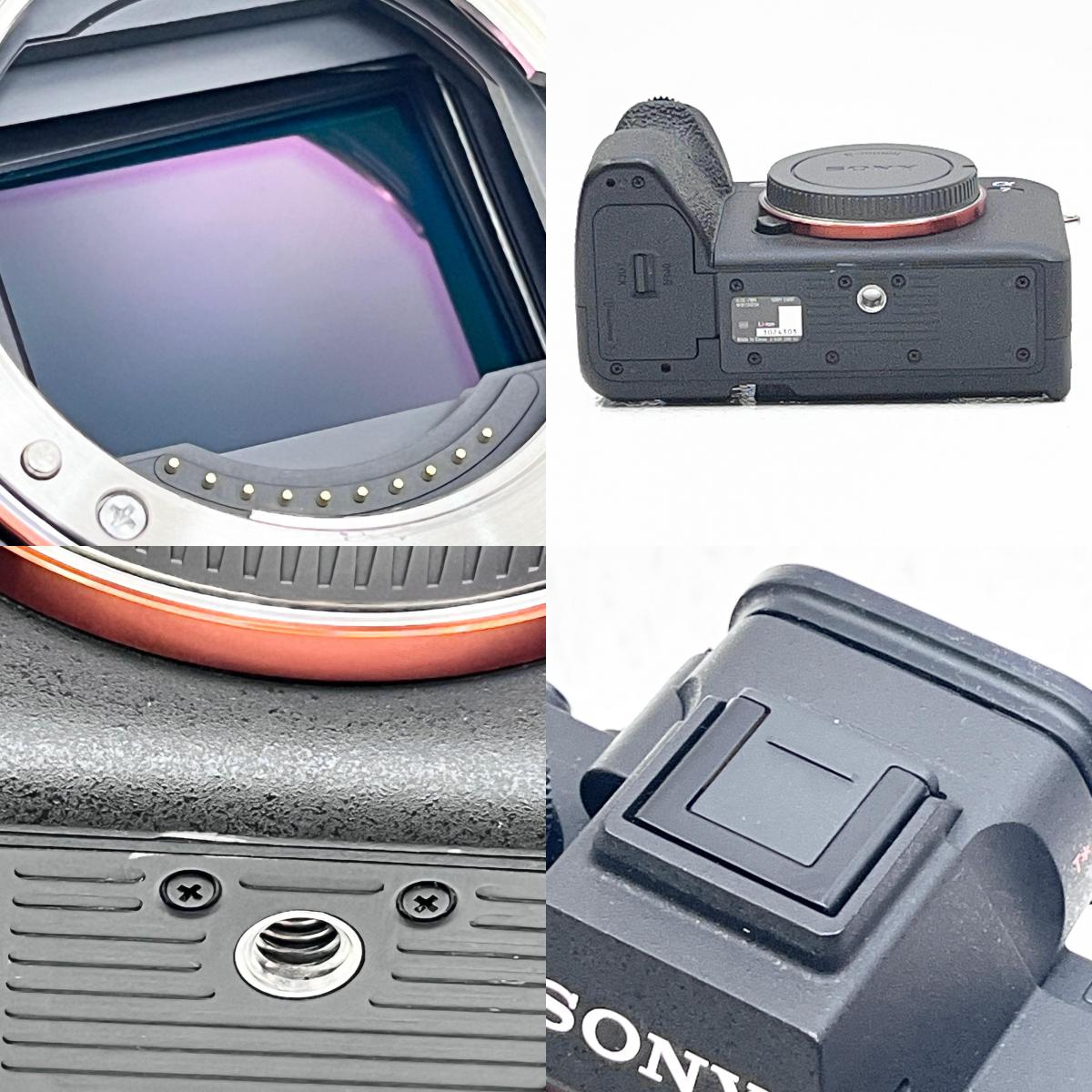 SONY ソニー ILCE-7M4 α7 IV | デジタル一眼カメラαボディ ミラーレス αEマウント 撮像素子フルサイズ 3300万画素 Wi-Fi対応 ボディキャップ・バッテリー・USB・AC・ストラップ・印刷物付属【加古川店】