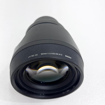 SIGMA 50mm F1.4 DG DN for SONY E-mount シグマ 大口径標準レンズ ソニーE用 α Eマウント 箱・レンズフード・キャリングケース・印刷物付属【加古川店】