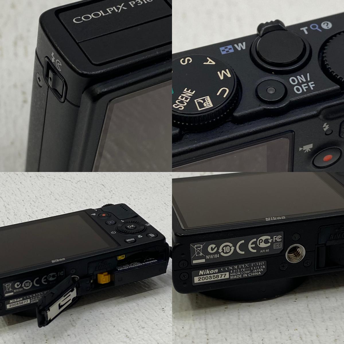 P310 Nikon COOLPIX P310 P310 デジタルカメラ 1/2.3型 1605万画素 【バッテリー蓋不良あり(閉まりが悪い)、充電器欠品】【加古川店】