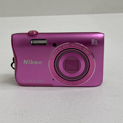S3700 Nikon COOLPIX S3700 S3700 デジタルカメラ 1/2.3型 2005万画素 Wi-Fi対応 充電器欠品【加古川店】