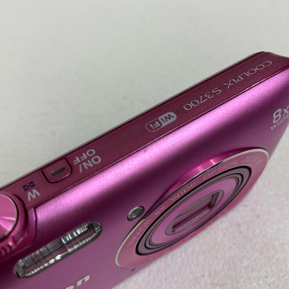 S3700 Nikon COOLPIX S3700 S3700 デジタルカメラ 1/2.3型 2005万画素 Wi-Fi対応 充電器欠品【加古川店】