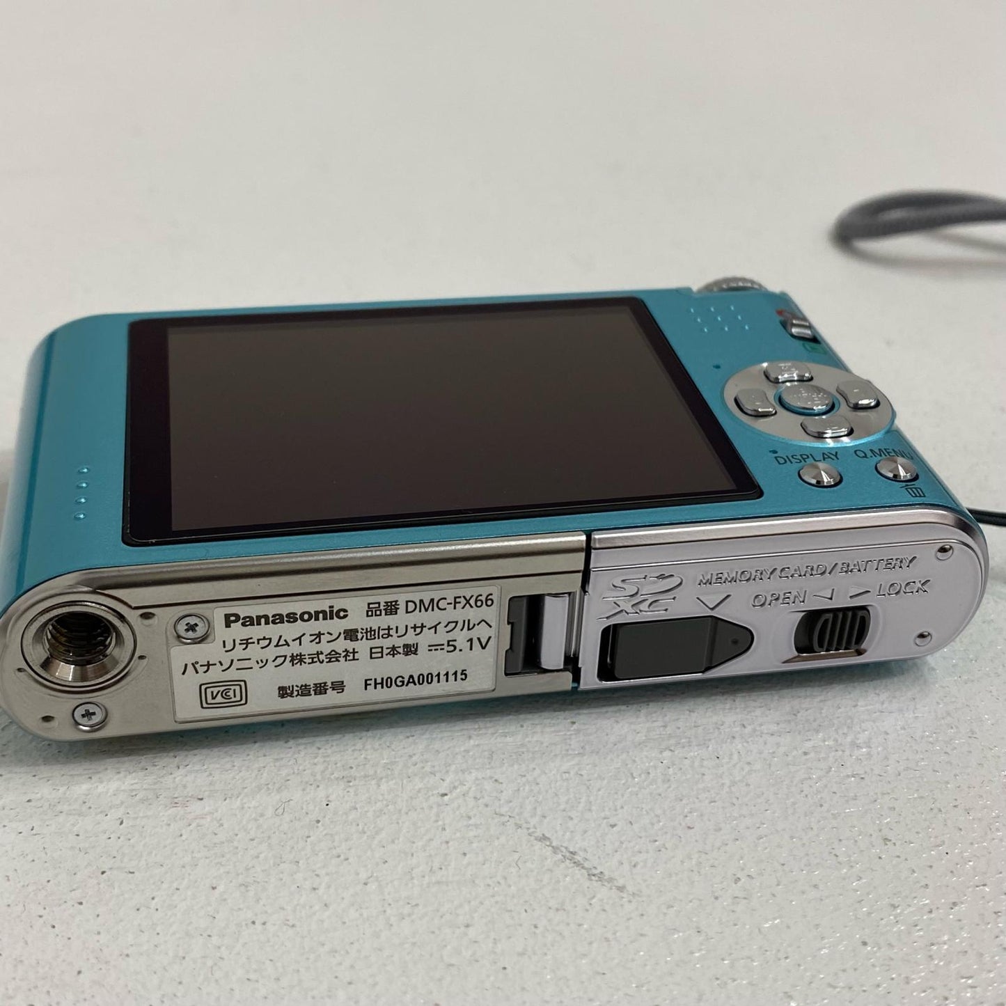 DMC-FX66 Panasonic LUMIX DMC-FX66 DMC-FX66 デジタルカメラ 1/2.33型 1410万画素 箱傷み大、充電器欠品【加古川店】