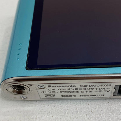 DMC-FX66 Panasonic LUMIX DMC-FX66 DMC-FX66 デジタルカメラ 1/2.33型 1410万画素 箱傷み大、充電器欠品【加古川店】