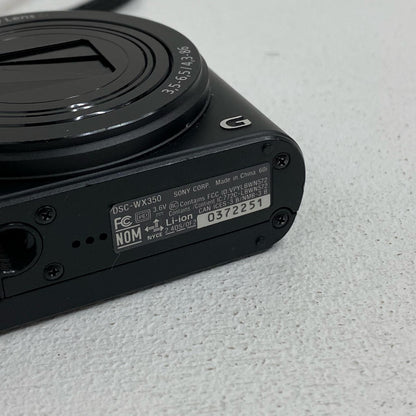 DSC-WX350 SONY サイバーショット DSC-WX350 DSC-WX350 デジタルカメラ 1/2.3型 1820万画素 Wi-Fi対応 充電器欠品【加古川店】