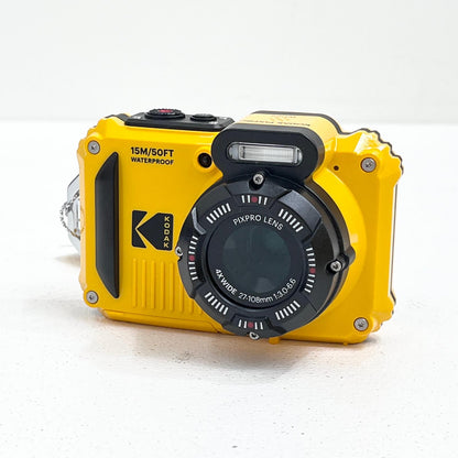 KODAK コダック PIXPRO WPZ2 コンパクトデジタルカメラ 防水・防塵・耐衝撃 1/2.3型 1635万画素 Wi-Fi対応 箱・バッテリー・AC・USB・ストラップ・印刷物付属【加古川店】