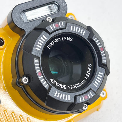 KODAK コダック PIXPRO WPZ2 コンパクトデジタルカメラ 防水・防塵・耐衝撃 1/2.3型 1635万画素 Wi-Fi対応 箱・バッテリー・AC・USB・ストラップ・印刷物付属【加古川店】