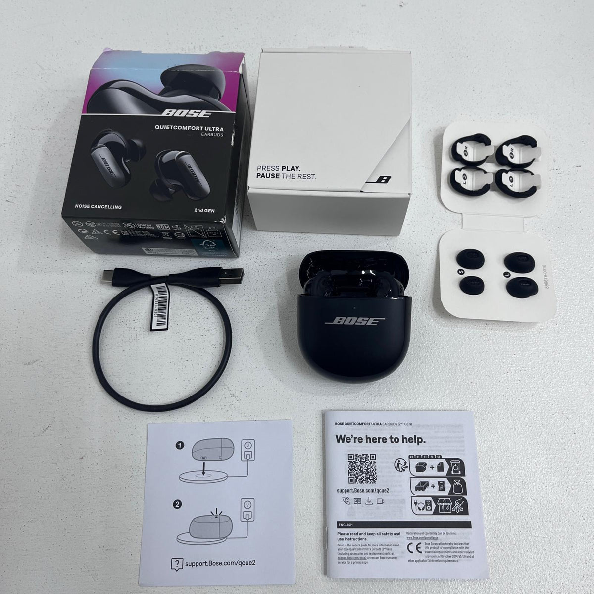 896637 BOSE QuietComfort Ultra Earbuds 第2世代 896637 音楽再生時問題なし【加古川店】