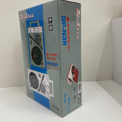 【未使用/未開封】 GP-N3R 未開封 ANABAS GP-3-R復刻ポータブルレコードプレイヤー GP-N3R【加古川店】
