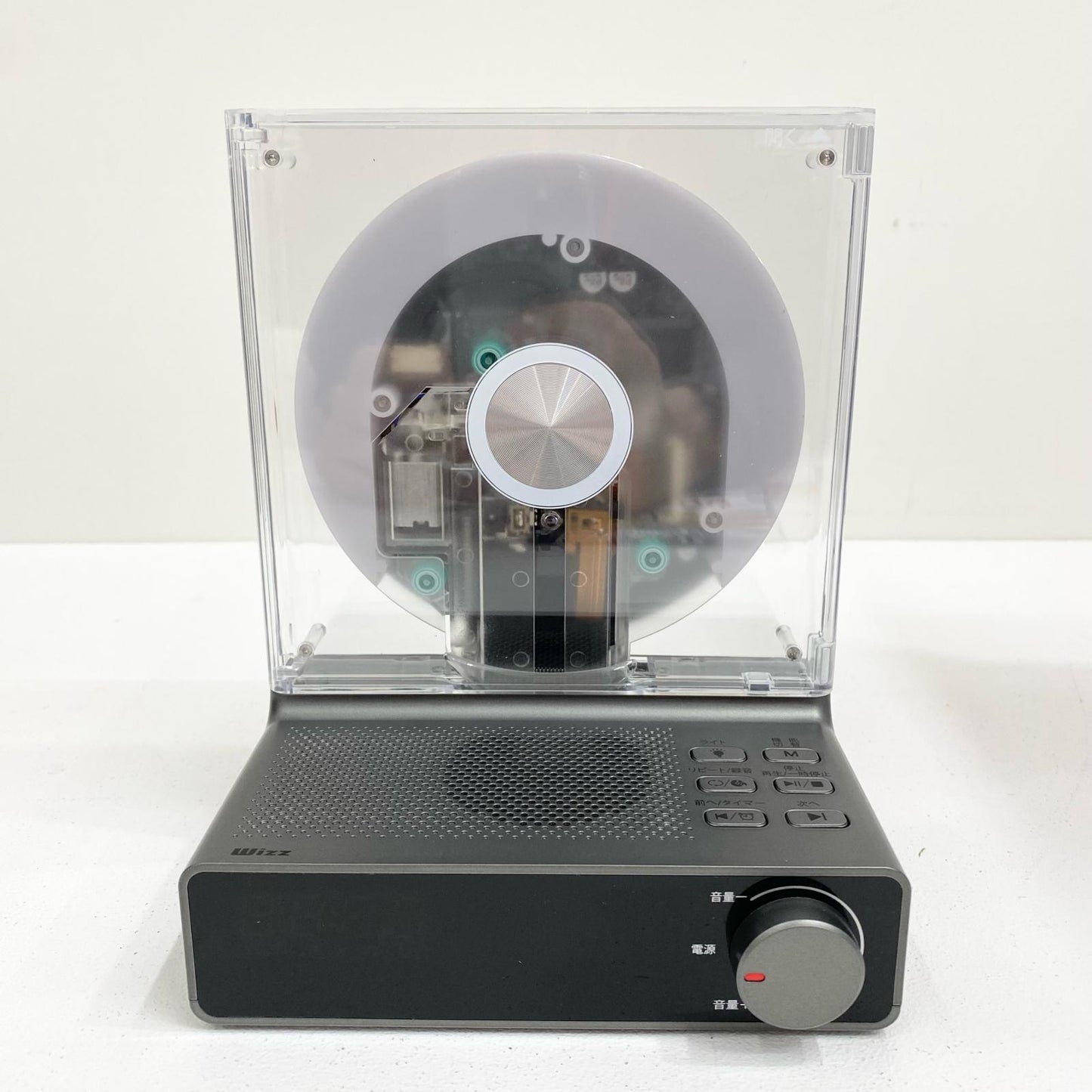 wizz ウィズ 縦型イルミネーションCDプレイヤー WVC-S001 ダイニチ電子 AC・箱付属【加古川店】