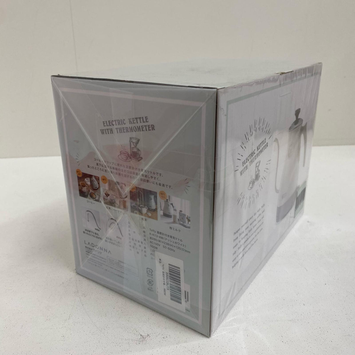 【未使用/未開封】 K-KT3 ラドンナ 温度計付き電気ケトル K-KT3【加古川店】