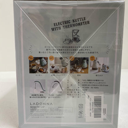 【未使用/未開封】 K-KT3 ラドンナ 温度計付き電気ケトル K-KT3【加古川店】