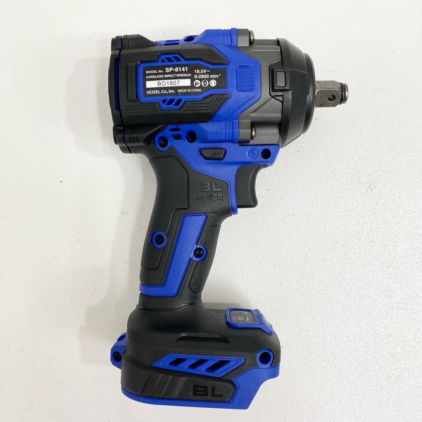 VESSEL SP-8141 充電式インパクトレンチ 18.5V 収納ケース・バッテリー・充電器・ガイド付属 BO1807　ベッセル【加古川店】