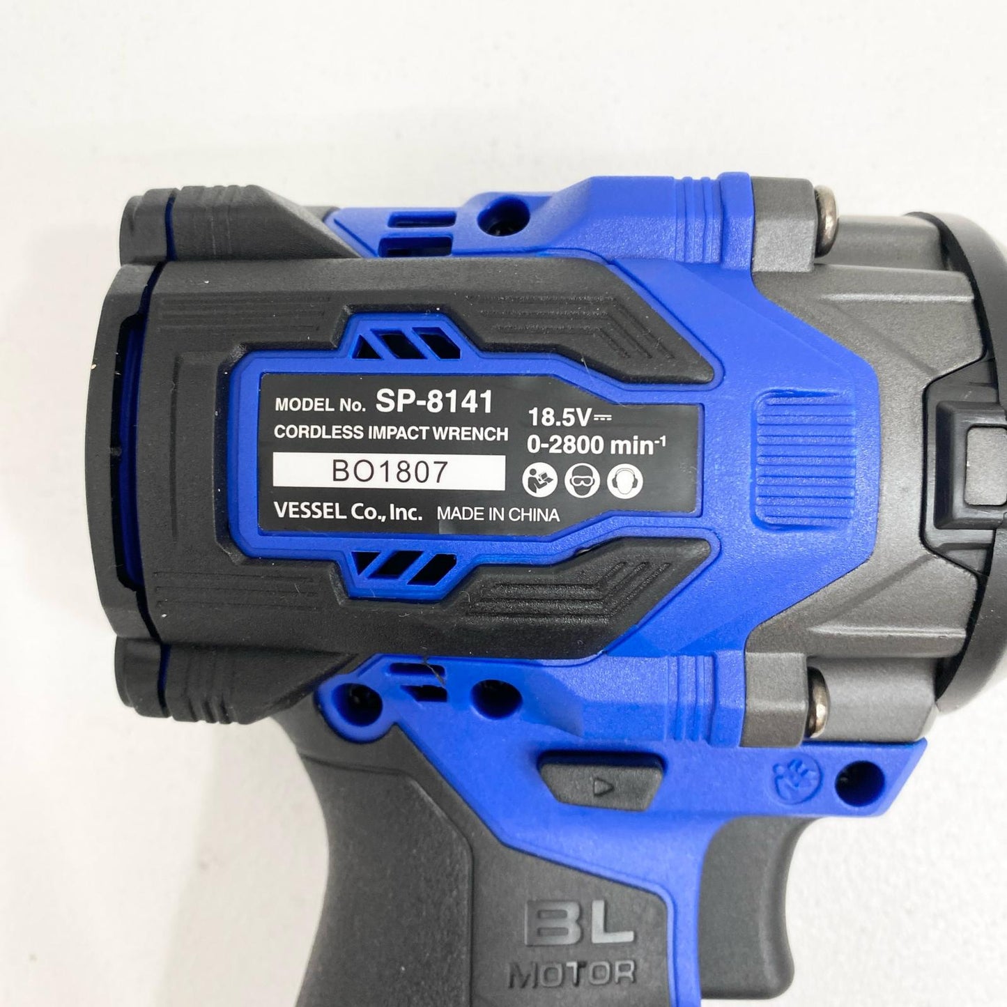 VESSEL SP-8141 充電式インパクトレンチ 18.5V 収納ケース・バッテリー・充電器・ガイド付属 BO1807　ベッセル【加古川店】