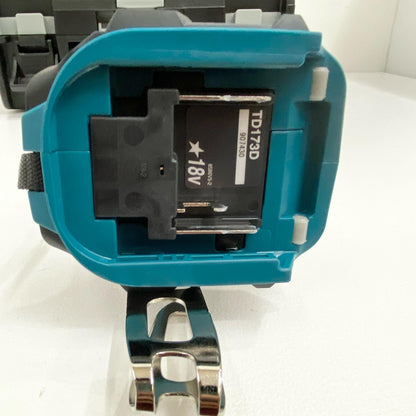 makita マキタ 18V充電式インパクトドライバ TD173DRGX 最大締め付けトルク:180N・m バッテリー×2充電器・ケース・ガイド付属【加古川店】