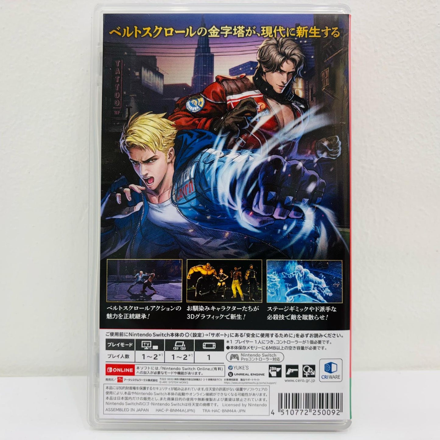 Game Software Double Dragon Revive Nintendo Switch Action HAC-P-BNM4A