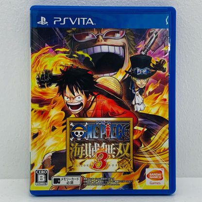 [Used] Game software One Piece Pirate Warriors 3 PlayStation Vita VLJM-35195 [Shikama store] 