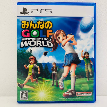 【中古】 ゲームソフト みんなのGOLF WORLD プレイステーション5 ゴルフ ELJM-30662