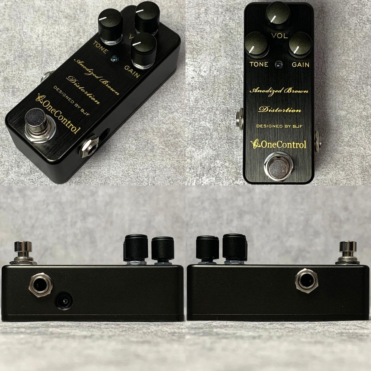 ONE CONTROL | ワンコントロール Anodized Brown Distortion 楽器 ディストーション 【箱付き】低～中音域はふくよかに、高音域は鋭いディストーション【加古川店】