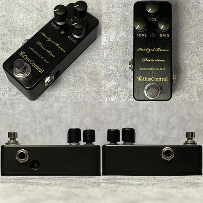 ONE CONTROL | ワンコントロール Anodized Brown Distortion 楽器 ディストーション 【箱付き】低～中音域はふくよかに、高音域は鋭いディストーション【加古川店】