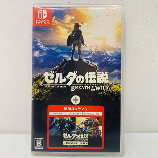 Game Software: The Legend of Zelda: Breath of the Wild + Expansion Pass - Nintendo Switch Action-Adventure HAC-P-AAAAG