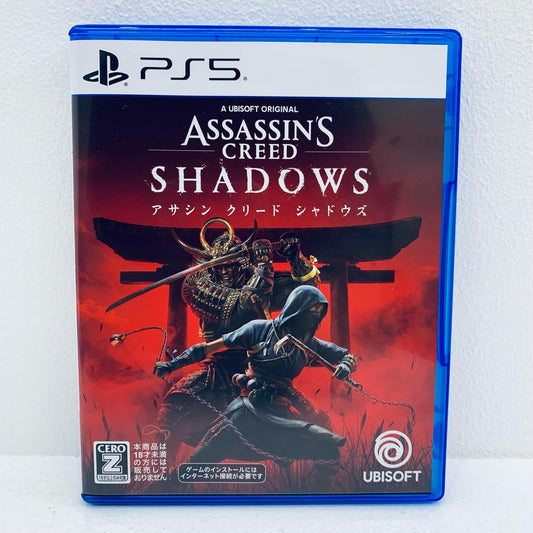 [Used] Game software Assassin's Creed Shadows Standard Edition PlayStation 5 ELJM-30491 [Shikama store] 