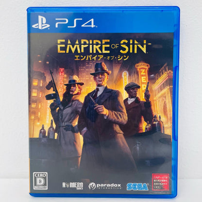 Game Software: Empire of Sin, PlayStation 4, Strategy SLG, PLJM-16766