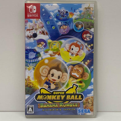 [Used] Game software Super Monkey Ball Banana Rumble Nintendo Switch HAC-P-A923A [Shikama store] 