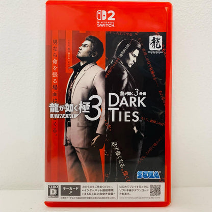 Game Software Yakuza Kiwami 3 / Yakuza 3 Gaiden Dark T AA59A Nintendo Switch2 Action ADV POT-P-AA59A