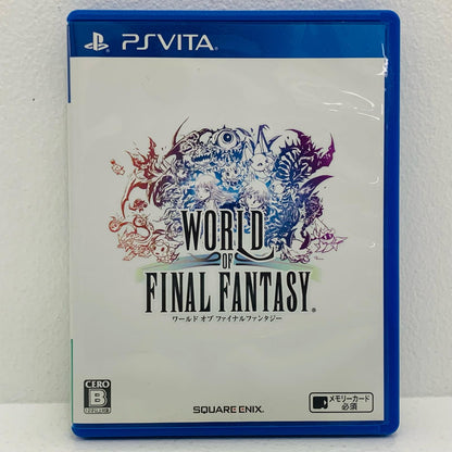 [Used] Game software World of Final Fantasy PlayStation Vita Role Playing VLJM-35293 [Shikama store] 