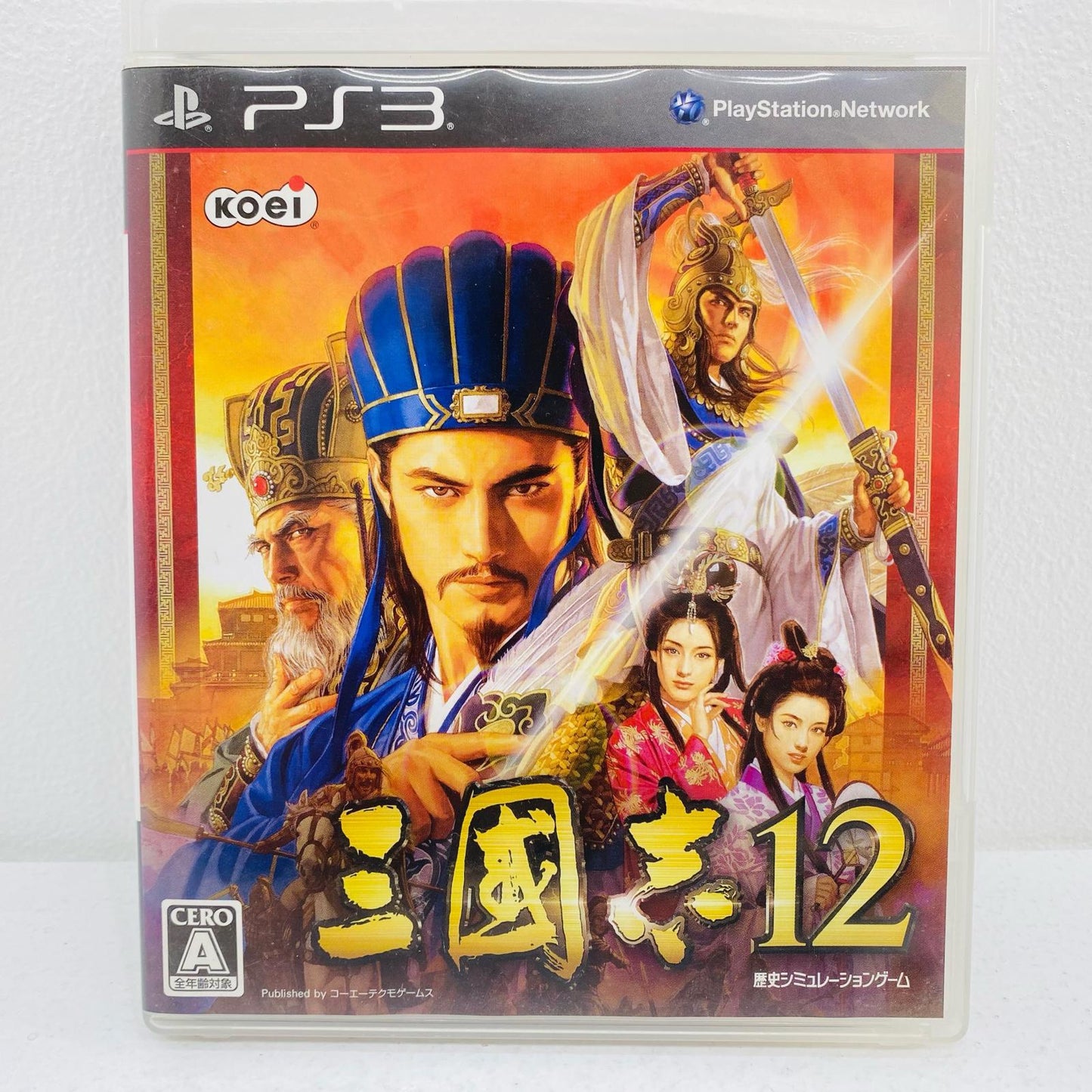 【中古】 ゲームソフト 通常版 三國志12 プレイステーション3 歴史ＳＬＧ BLJM-60550
