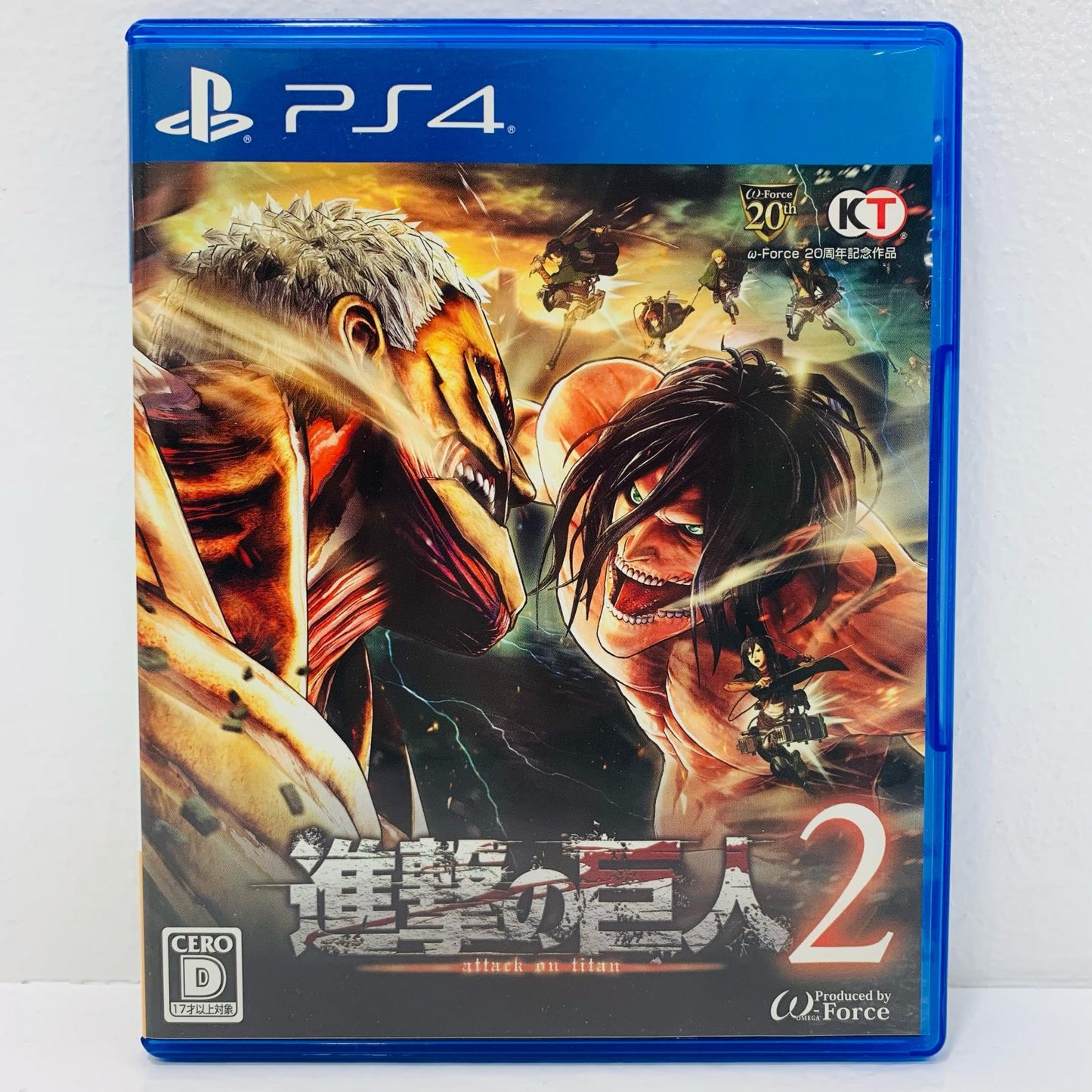 [Used] Game Software Regular Edition Attack on Titan 2 PlayStation 4 Action PLJM-16163