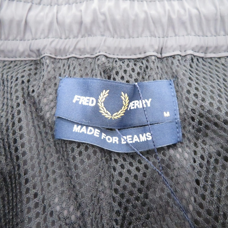 FRED PERRY | フレッドペリー BEAMS別注 Shell Pants パンツ FZ4635 グレー サイズ：M【瀬戸大橋店】
