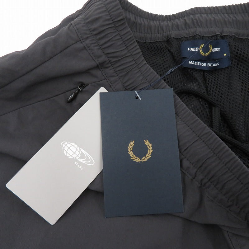 FRED PERRY | フレッドペリー BEAMS別注 Shell Pants パンツ FZ4635 グレー サイズ：M【瀬戸大橋店】