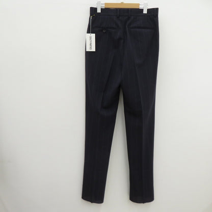 WACKOMARIA | ワコマリア STRIPED PLEATED TROUSERS ストライプ スラックス その他ボトムス 24SS-WMP-TR23 ネイビー サイズ：S【瀬戸大橋店】