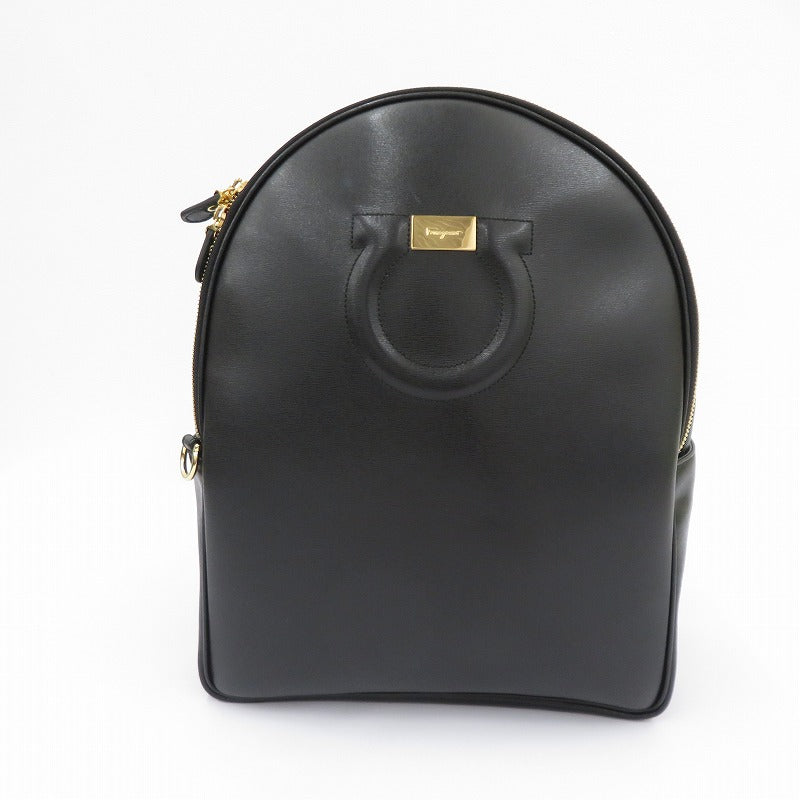 Salvatore Ferragamo | サルヴァトーレフェラガモ ガンチーニ バックパック リュック・デイパック AU-21 H008 ブラック【瀬戸大橋店】