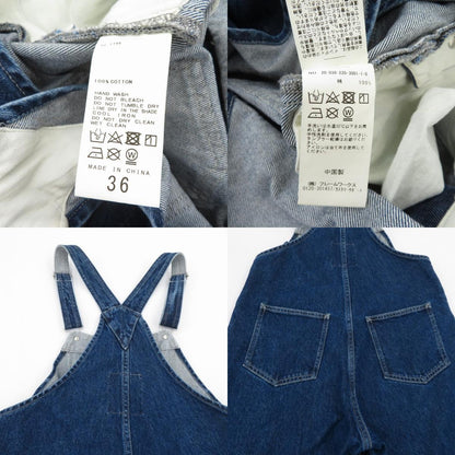 FRAMeWORK | フレームワーク オーバーオール サロペット 20-030-220-3001-1-0 ブルー サイズ：36【瀬戸大橋店】