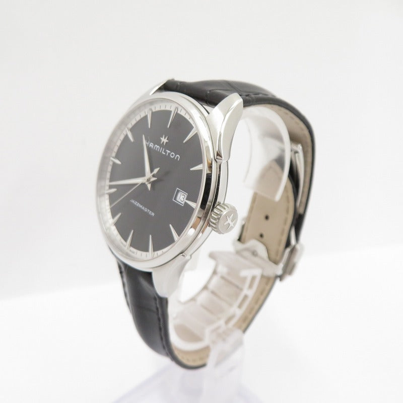 HAMILTON | ハミルトン JAZZMASTER 腕時計 H32451731 ブラック 文字盤ブラック【瀬戸大橋店】