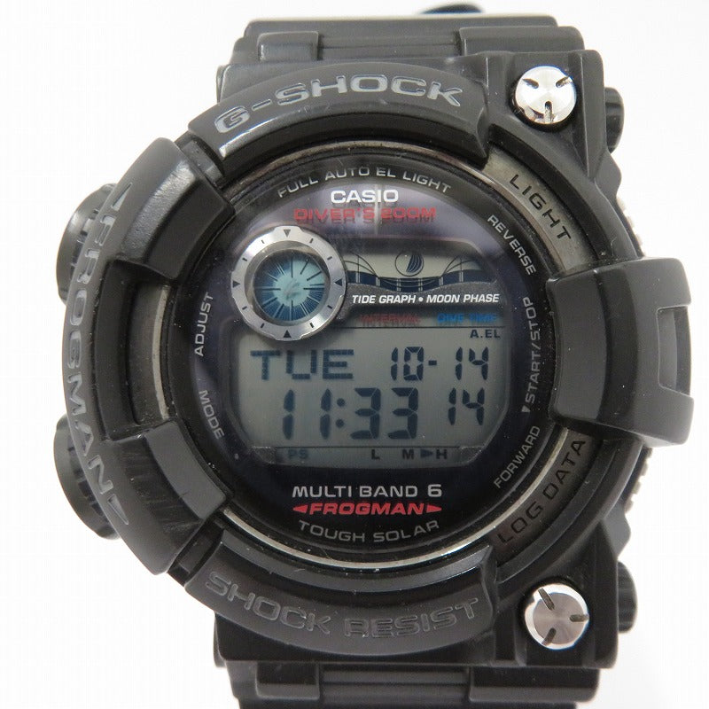 G-SHOCK | ジーショック FROGMAN 腕時計 GWF-1000-1 ブラック【瀬戸大橋店】