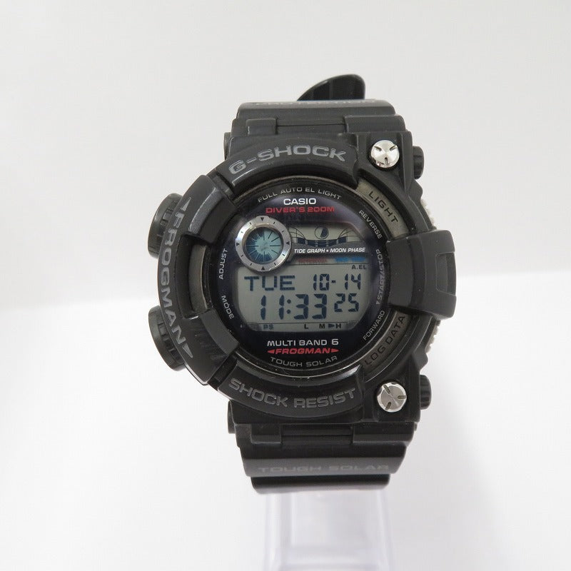 G-SHOCK | ジーショック FROGMAN 腕時計 GWF-1000-1 ブラック【瀬戸大橋店】