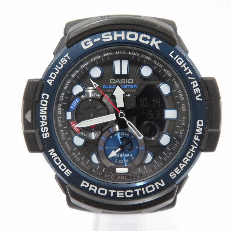 G-SHOCK | ジーショック GULFMASTER 腕時計 GN-1000B ブラック 文字盤ブラック【瀬戸大橋店】