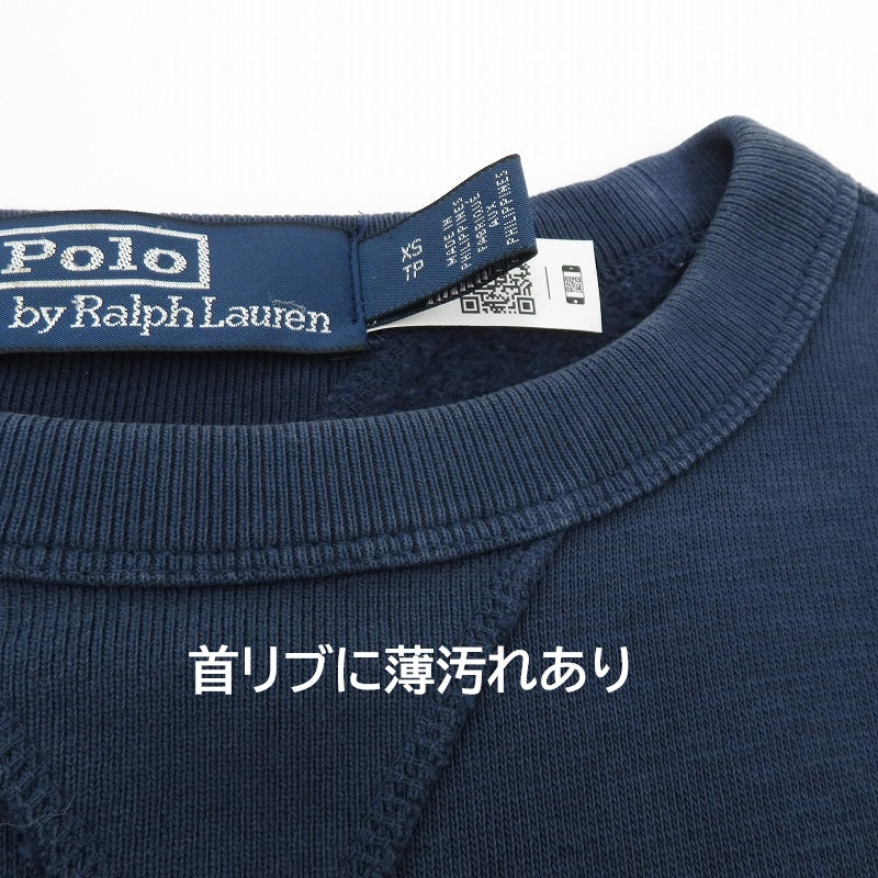 POLO RALPH LAUREN | ポロ・ラルフローレン Fleece Sweatshirt スウェット ネイビー サイズ：XS【瀬戸大橋店】