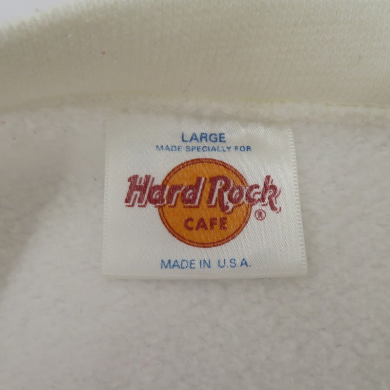 Hard Rock CAFE | ハードロックカフェ スウェット ホワイト サイズ：L【瀬戸大橋店】