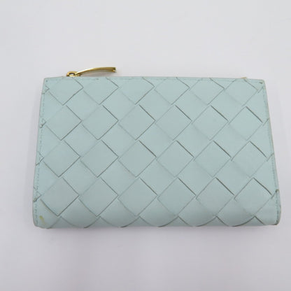 BOTTEGA VENETA | ボッテガヴェネタ イントレチャート 二つ折り財布 667468 ライトブルー【瀬戸大橋店】