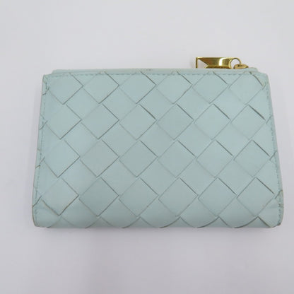 BOTTEGA VENETA | ボッテガヴェネタ イントレチャート 二つ折り財布 667468 ライトブルー【瀬戸大橋店】