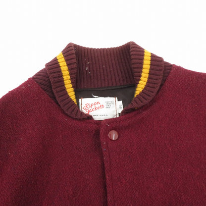 VINTAGE衣料 | ヴィンテージイリョウ RIPON JACKETS 90'S ジャケット スタジャン ボルドー/バーガンディー サイズ：46【瀬戸大橋店】