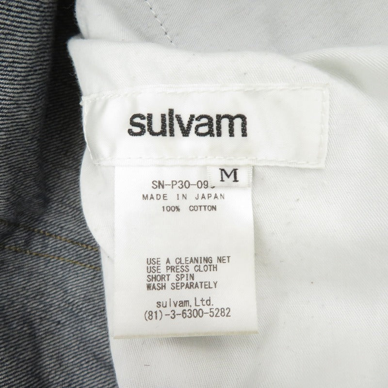 sulvam デニムパンツ SN-P30-090 ネイビー サイズ：M【瀬戸大橋店】