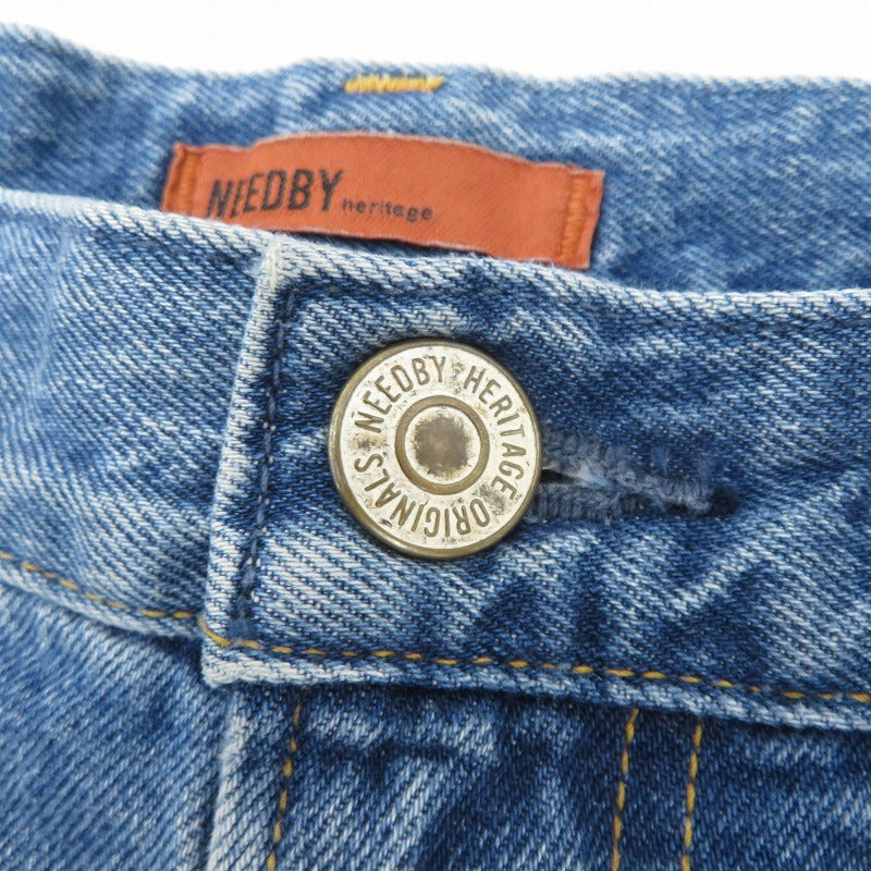 NEEDBY heritage デニムパンツ N1C602237IBM ブルー サイズ：30【瀬戸大橋店】