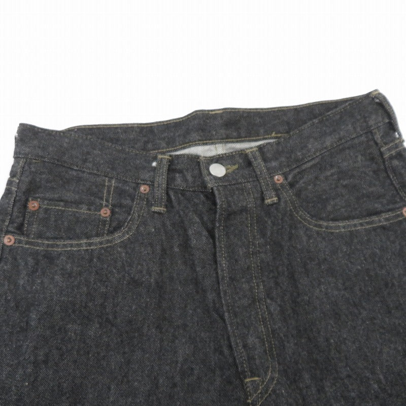 A.PRESSE | アプレッセ Black Washed Denim Pants デニムパンツ AP-4007 ブラック サイズ：30【瀬戸大橋店】